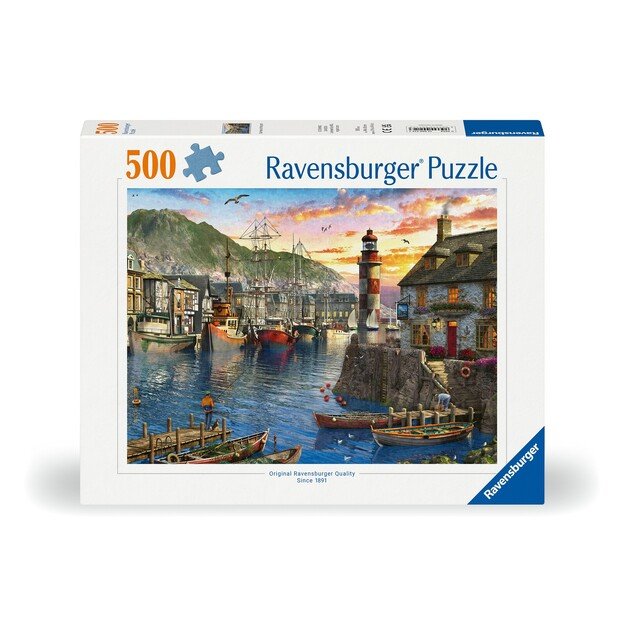 Ravensburger - Puzzle Sunrise At The Port 500p (12000212) 1