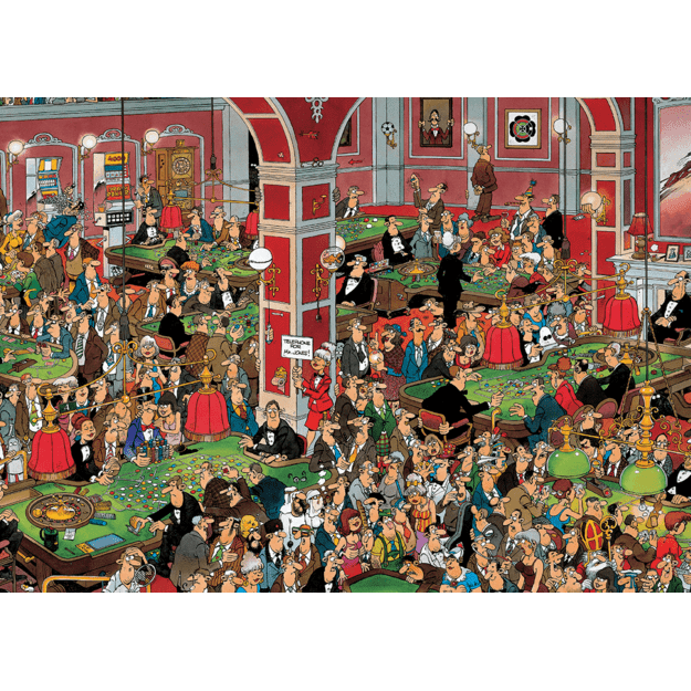 Jan Van Haasteren - Crazy Casino (1000 Pieces) (1119801834) 1