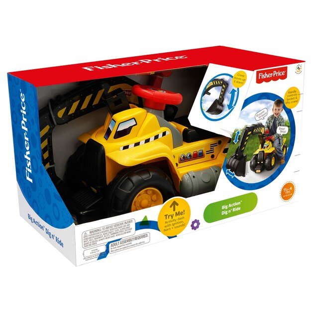 Fisher-Price -  Big Action Dig N' Ride (08228-MM-4L) 1