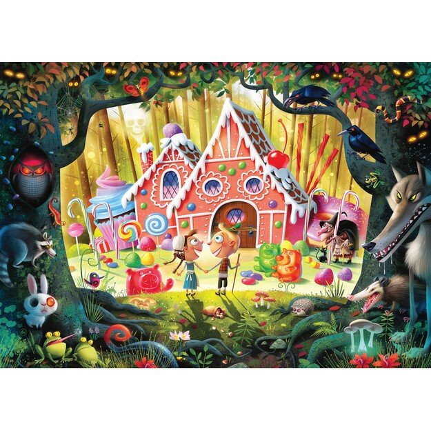 Ravensburger - Puzzle Hansel and Gretel Beware 1000p (12000415) 2