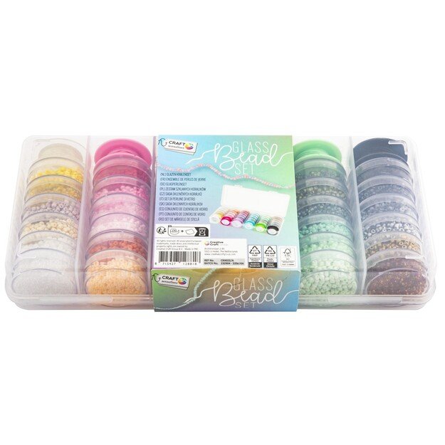 Craft Sensations - Rocaille glass beads 36 pcs (CR9022/A) 1