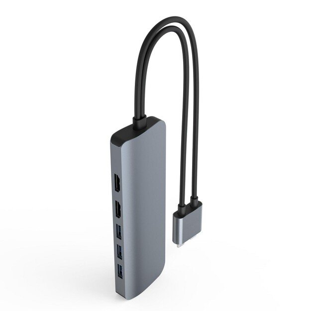 Hyper - HyperDrive VIPER 10-in-2, dual 4K60Hz HDMI for MacBook Pro/Air & any USB-C device, Ethernet, 3.5mm Audio Jack 3