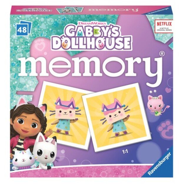 Ravensburger - Gabby’s Dollhouse Mini memory - 48 cards (10620956) 1