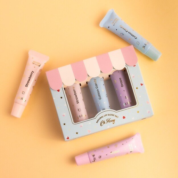 Oh Flossy - Natural Lip Gloss Set - Set of 3 - FL030346 2