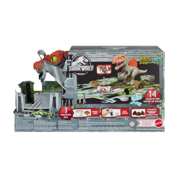 Jurassic World - Crushivores Spinosaurus Cage Crasher (HTP71) 3