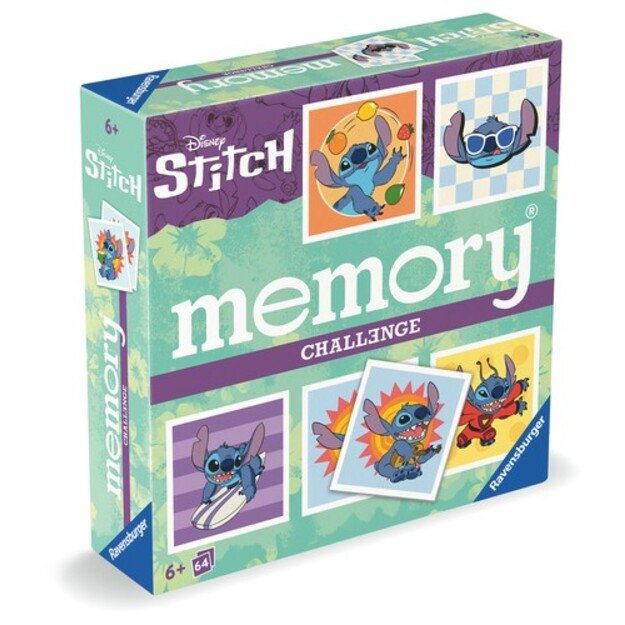 Ravensburger - Disney Stitch Challenge memory 64 Cards - (10624697) 2