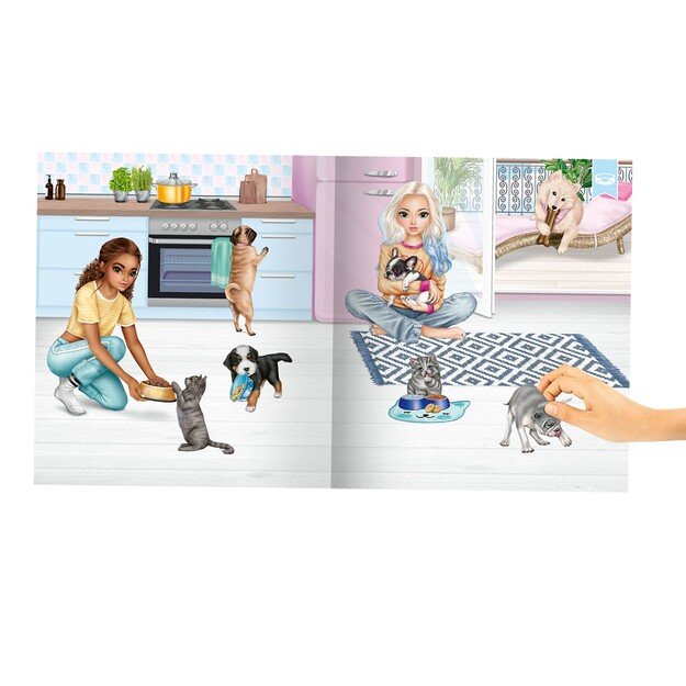 Topmodel - Stickerworld KITTY and DOGGY - (0413571) 1