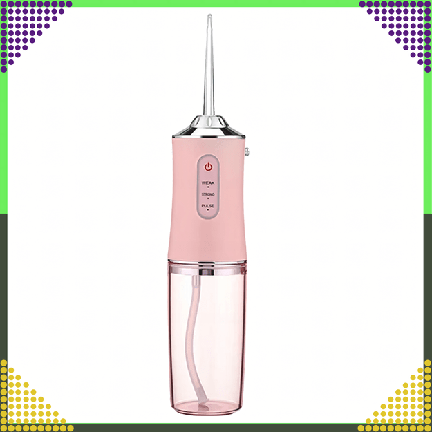 Irygator do Zębów Bezprzewodowy Dentystyczny Mocny 4 Dysze 3 Tryby 220 ml  24