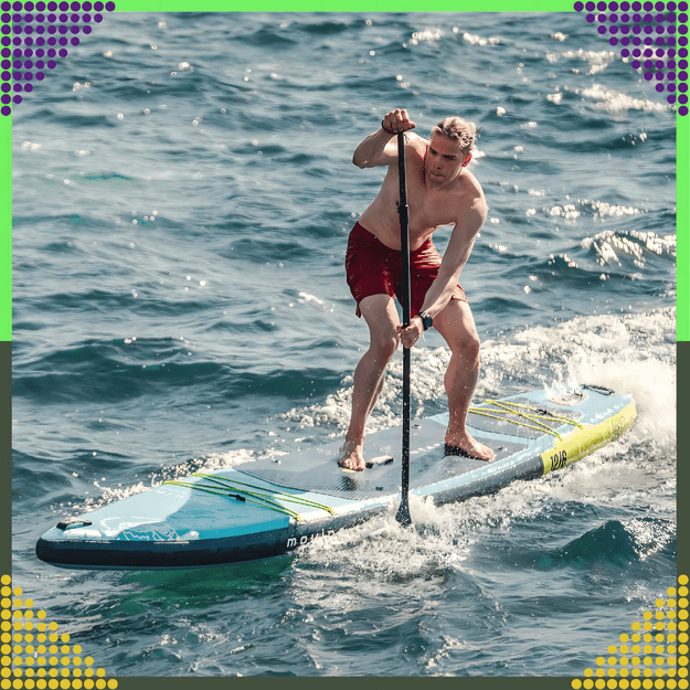 Składane Wiosło Kajakowe do Deski SUP 2w1 Regulowane 4-Częściowe 210 cm Pro 28