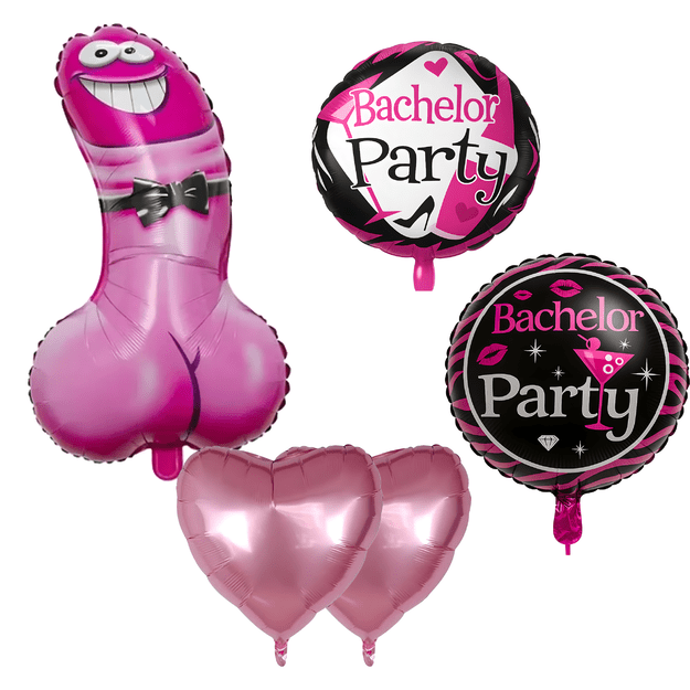 Zestaw Balonów na Wieczór Panieński Zabawne Balony Przyjęcia 6 szt 6