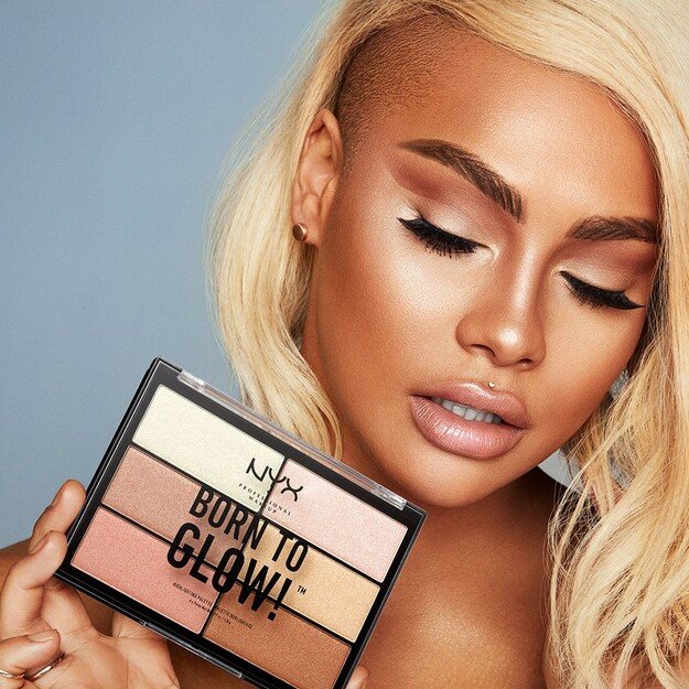 NYX Professional 466 - Born To Glow Highlighter Palette 3