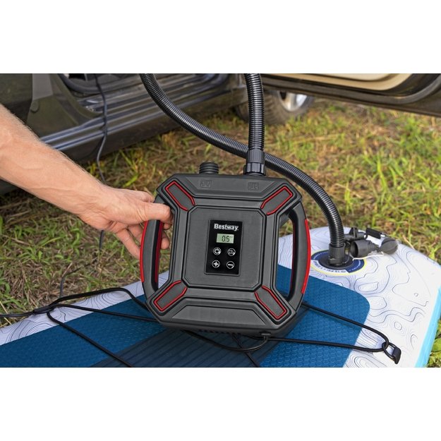 Bestway 62265 Elektryczna Pompka Powietrzna do Materacy Basenów 12V 300L 18