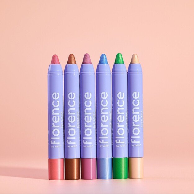 Florence by Mills - Eyecandy Eyeshadow Stick Sour apple (electric metallic green) 1