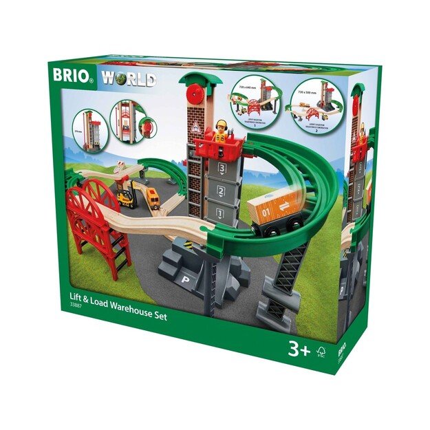 BRIO - Lift & Load Warehouse Set (33887) 2