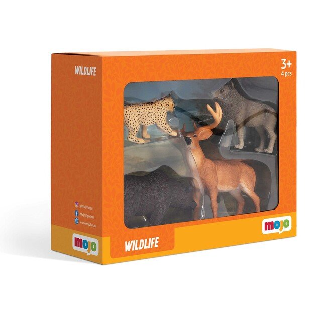 Mojo - Starter set Forest - Wild animals, 4 pcs (MJ-380036) 1
