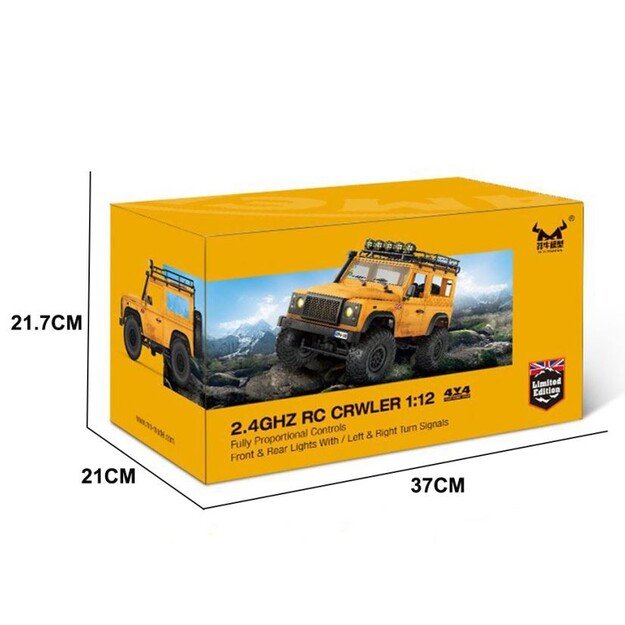 JJRC - Land Rover Camel Remote-Controlled Car - Yellow 5