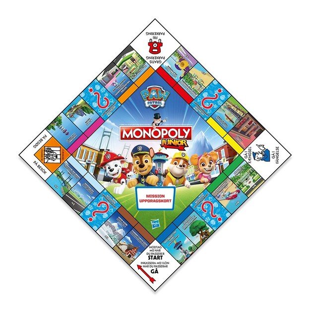 Monopoly Junior - Paw Patrol (DA/SE) (WIN5411) 1