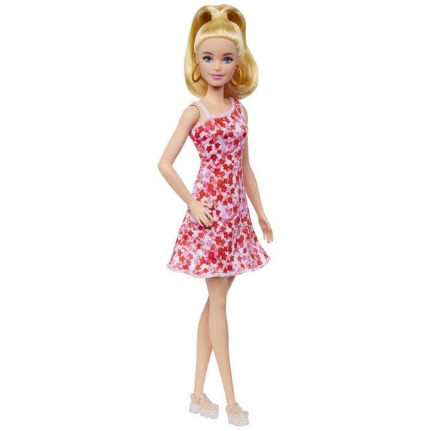 Barbie - Fashionista Doll - Pink Floral Dress (HJT02) 2