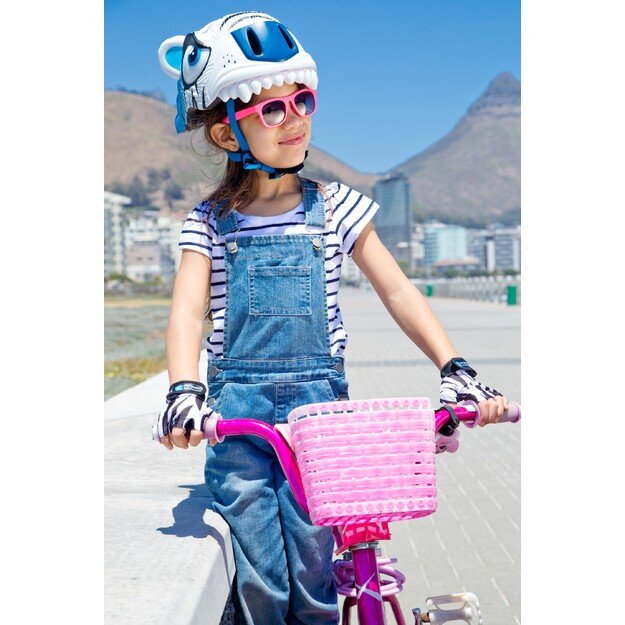 Crazy Safety - Tiger Bicycle Helmet - White (100101-03-01) 6