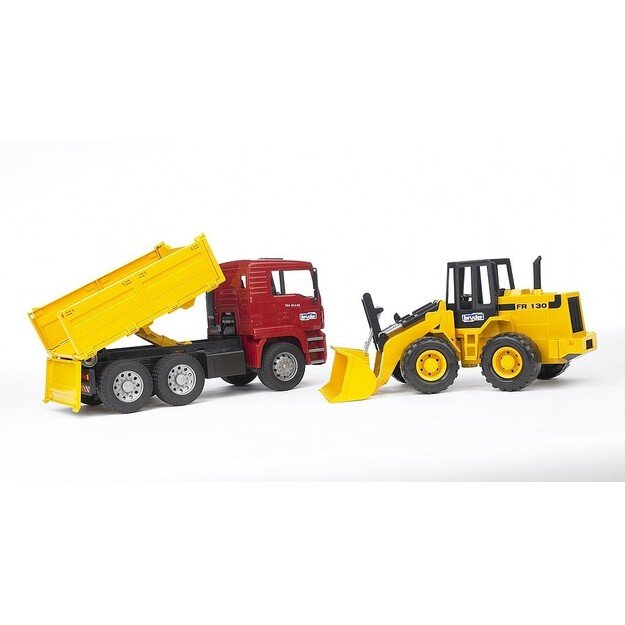 Bruder - MAN TGA Construction Truck And Articulated Loader (02752) 1