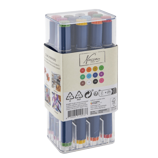 Nassau - Round dual markers (12 pcs) (AR0103/23GE) 1