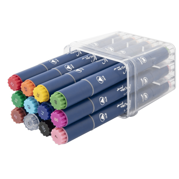 Nassau - Round dual markers (12 pcs) (AR0103/23GE) 2