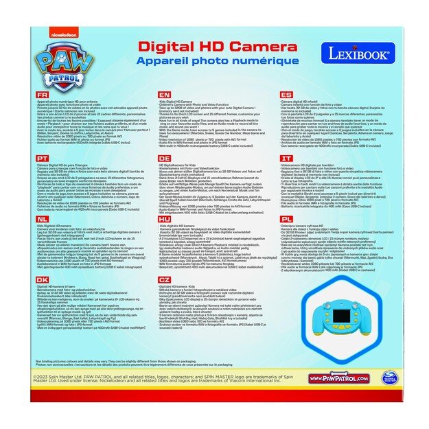 Lexibook - Paw Patrol children's Camera (DJ080PA) 1
