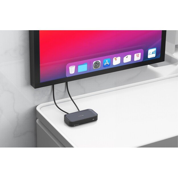 Verbatim - Share My Screen USB-C Wireless Display Adapter 1080P w/Hub 3