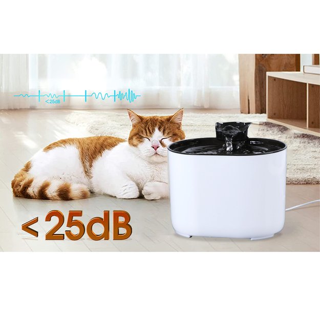 Poidełko Automatyczne Miska Poidło Cicha Fontanna dla Kota Psa 2,2 L 23