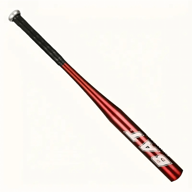 Kij Baseballowy Bejsbolowy Bat Aluminiowy 25  64cm Treningowy Czerwony 17