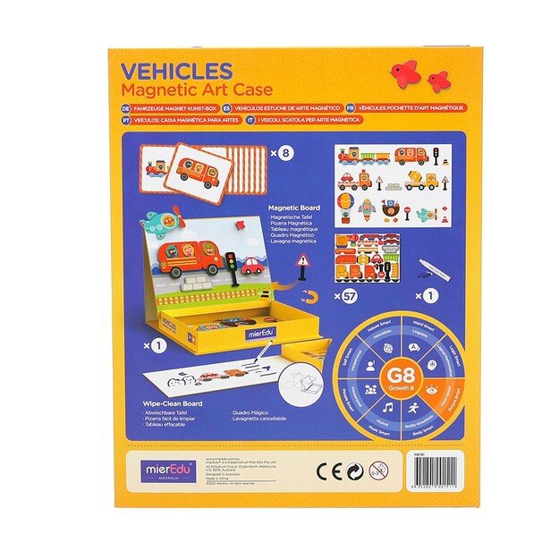 mierEdu - Magnetic Art Case - Vehicles - (ME151) 2
