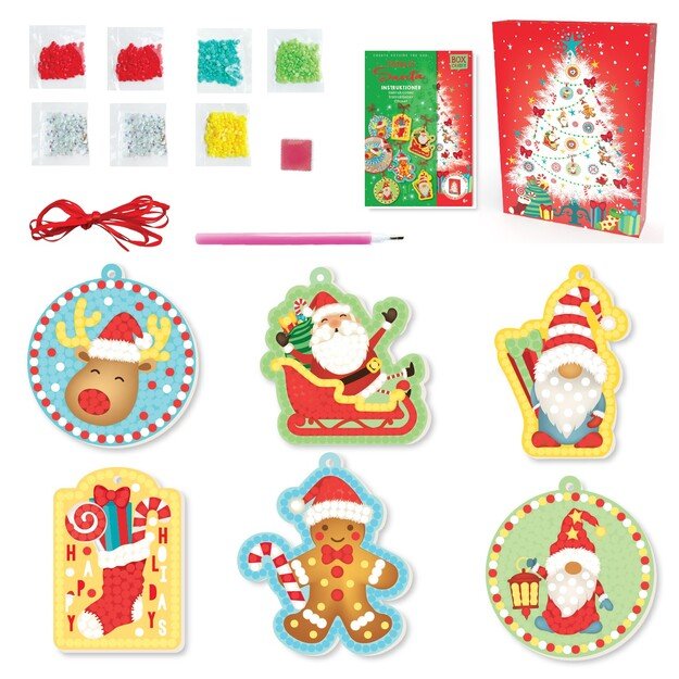 BOX CANDIY - Diamond Art Ornaments & Gift Tags - Totally Santa (BC-X2207) 2