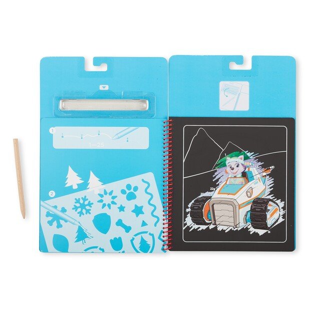Melissa & Doug - PAW Patrol Scratch Art - 3-Pack ( Chase, Skye, Marshall ) (33308) 2