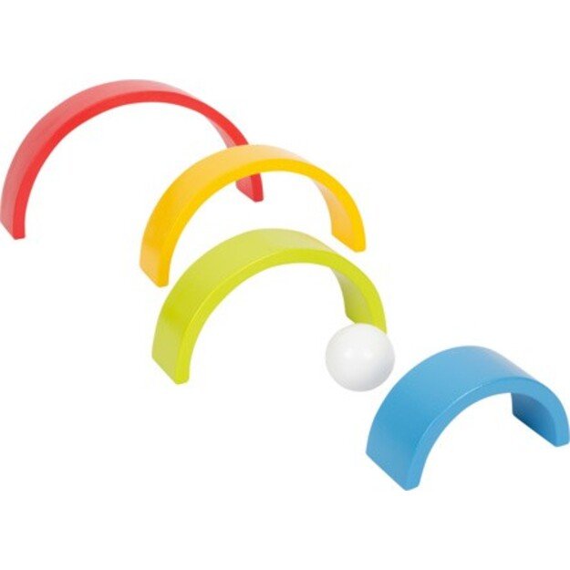 Small Foot - Wooden Building Blocks - Rainbow (I-SF6969) 3