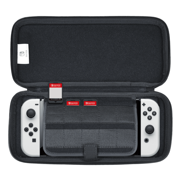 HORI Switch OLED Slim Tough Pouch (Black) 2