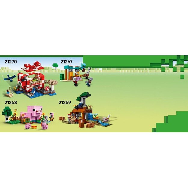 LEGO - Minecraft - Mooshroom House (21270) 2
