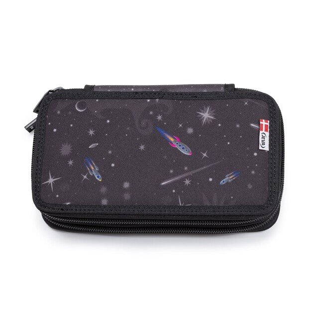 JEVA - Pencil Case TwoZip - Space (8865-27) 1