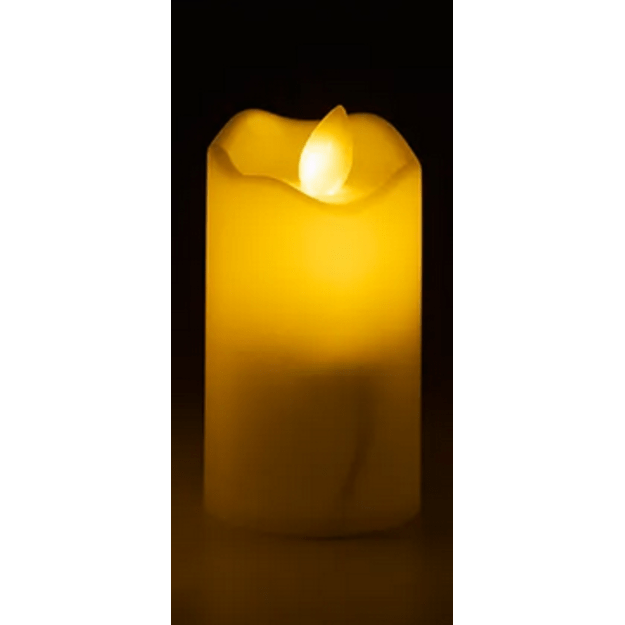 ŚWIECZKA LED WKŁAD DO ZNICZA EFEKT PŁOMIENIA ŚWIECA 7CM  ZESTAW Z BATERIAMI 1