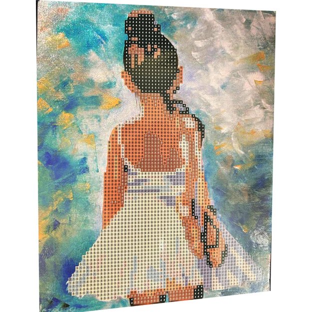 DIAMOND PAINTING HAFT DIAMENTOWY MOZAIKA ZESTAW SZTALUGA 21x25cm DLA DZIECI 11