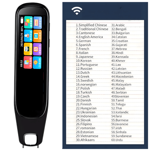 Elektroniczny Tłumacz Języków Pióro Translator Tekstu i Mowy Długopis 41