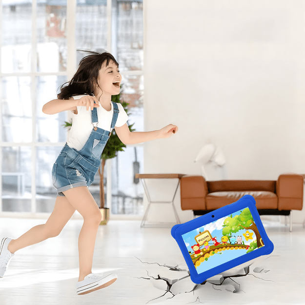 Tablet Edukacyjny 7  dla Dzieci do Nauki Zabawy Gier Bajek Android WiFi Etui 28