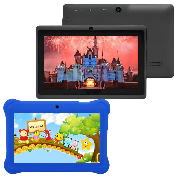 Tablet Edukacyjny 7  dla Dzieci do Nauki Zabawy Gier Bajek Android WiFi Etui 16