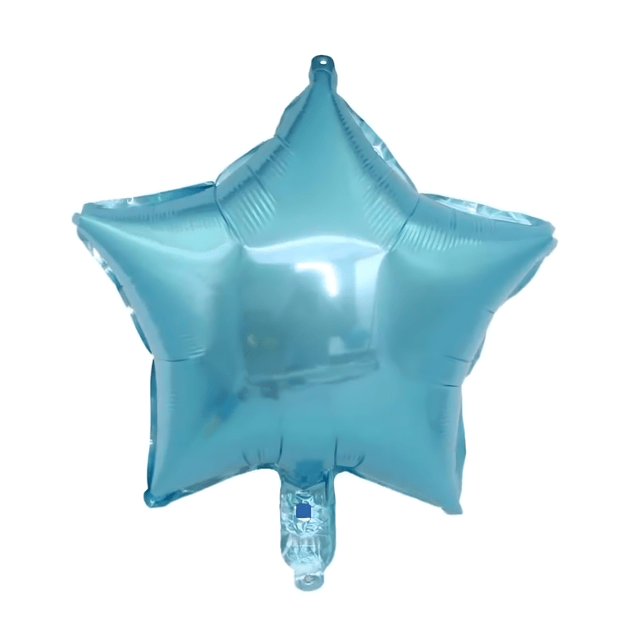 Balony na Baby Shower Bobas Chłopiec Baby Boy Zestaw 5 szt Gwiazdki Balon 10