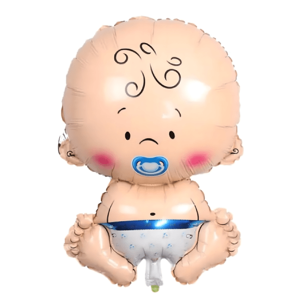Balony na Baby Shower Bobas Chłopiec Baby Boy Zestaw 5 szt Gwiazdki Balon 9