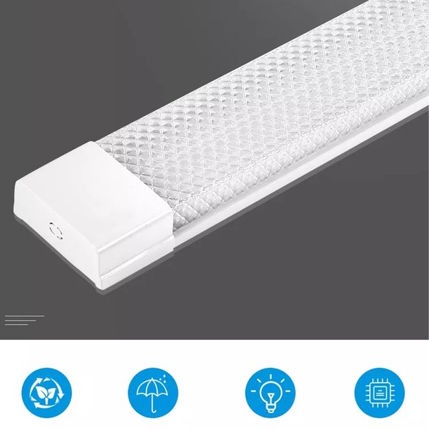 30x LAMPA LED PANEL SUFITOWA PLAFON NATYNKOWA OPRAWA ŚWIETLÓWKA 120cm 54W MOCNA 10