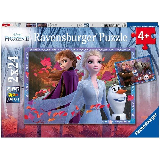 Ravensburger - Frozen 2 Frosty Adventures 2x24p - 05010 1