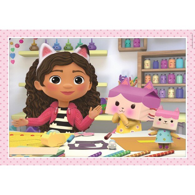 Clementoni - Gabby's Dollhouse - 4 in 1 Puzzle (21524) 1