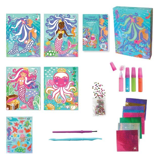 BOX CANDIY - Sand and Foil Art - Totally Mermaids - (BC-1901) 2