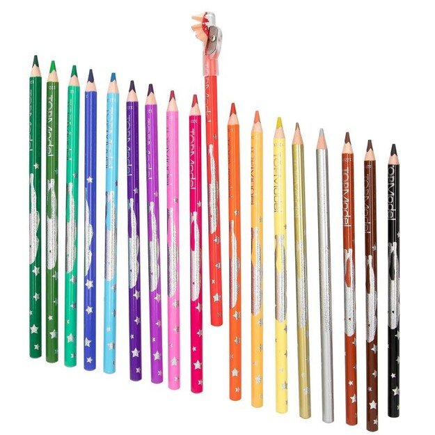TOPModel - 18 Colouring Pencilswith sharpener - (0612215) 2