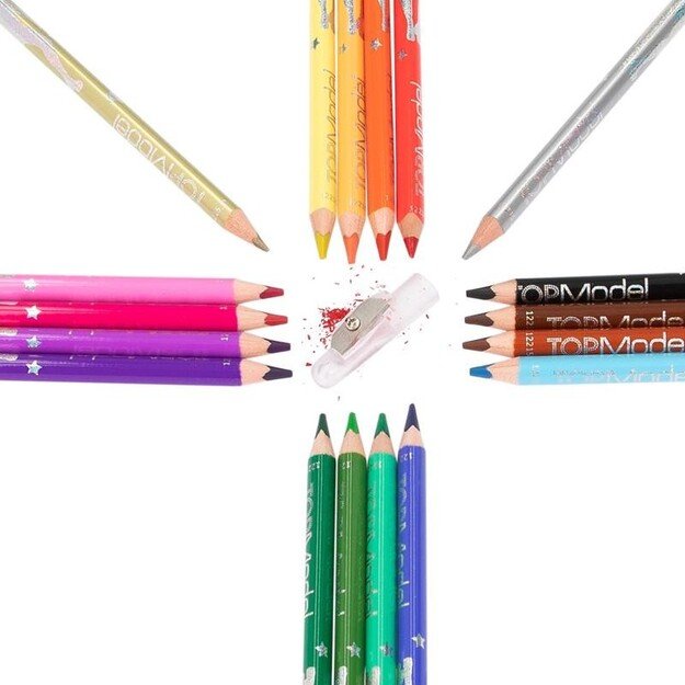 TOPModel - 18 Colouring Pencilswith sharpener - (0612215) 3